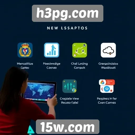 Recursos interativos do h3pg.com para usuários